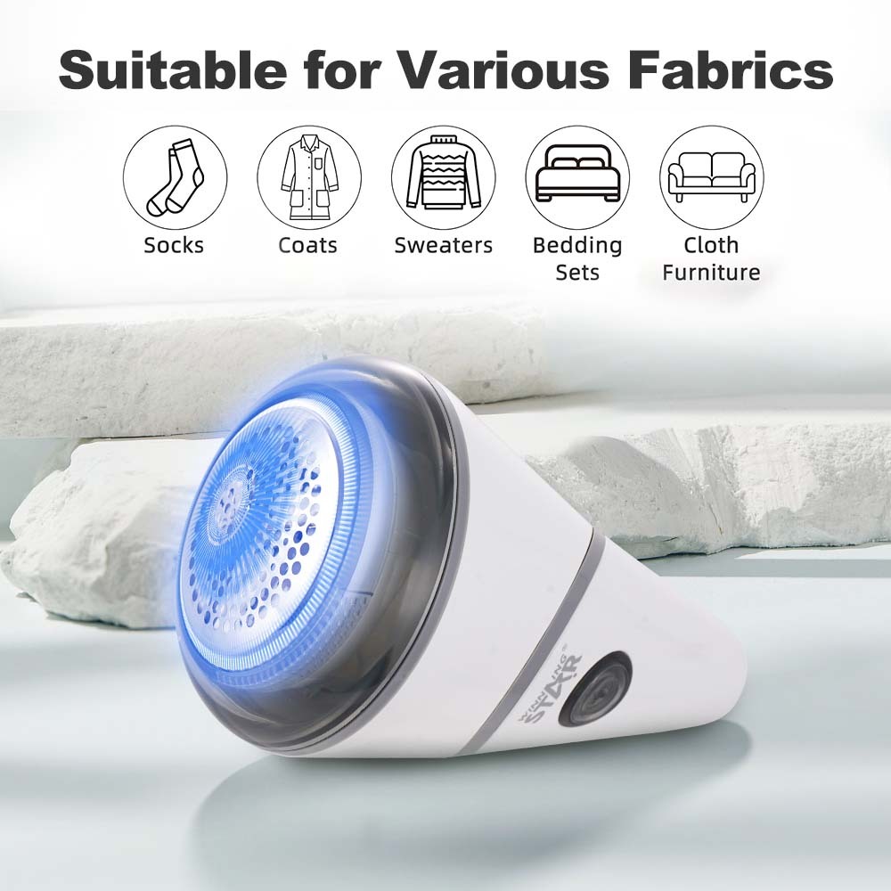 Winning Star Rechargeable Portable Fabric Shaver and Lint Remover (Used) - View 5