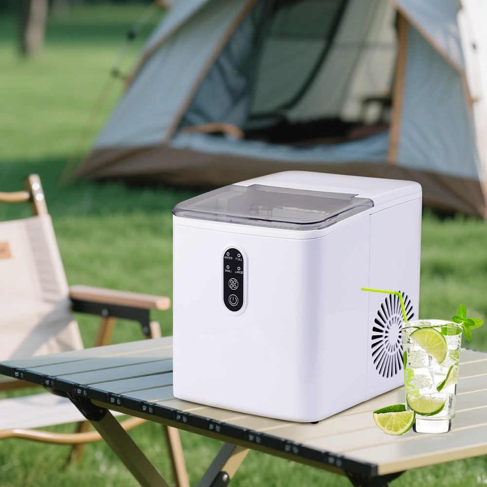 Winning Star Portable Ice Maker 12KG/24H Output, 130W, 1.2L Water Tank, Compact Design - View 5