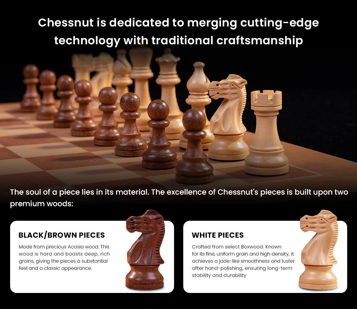 Chessnut Pro Full sized wooden Electronic Chess Set with Regular chess pieces - View 5