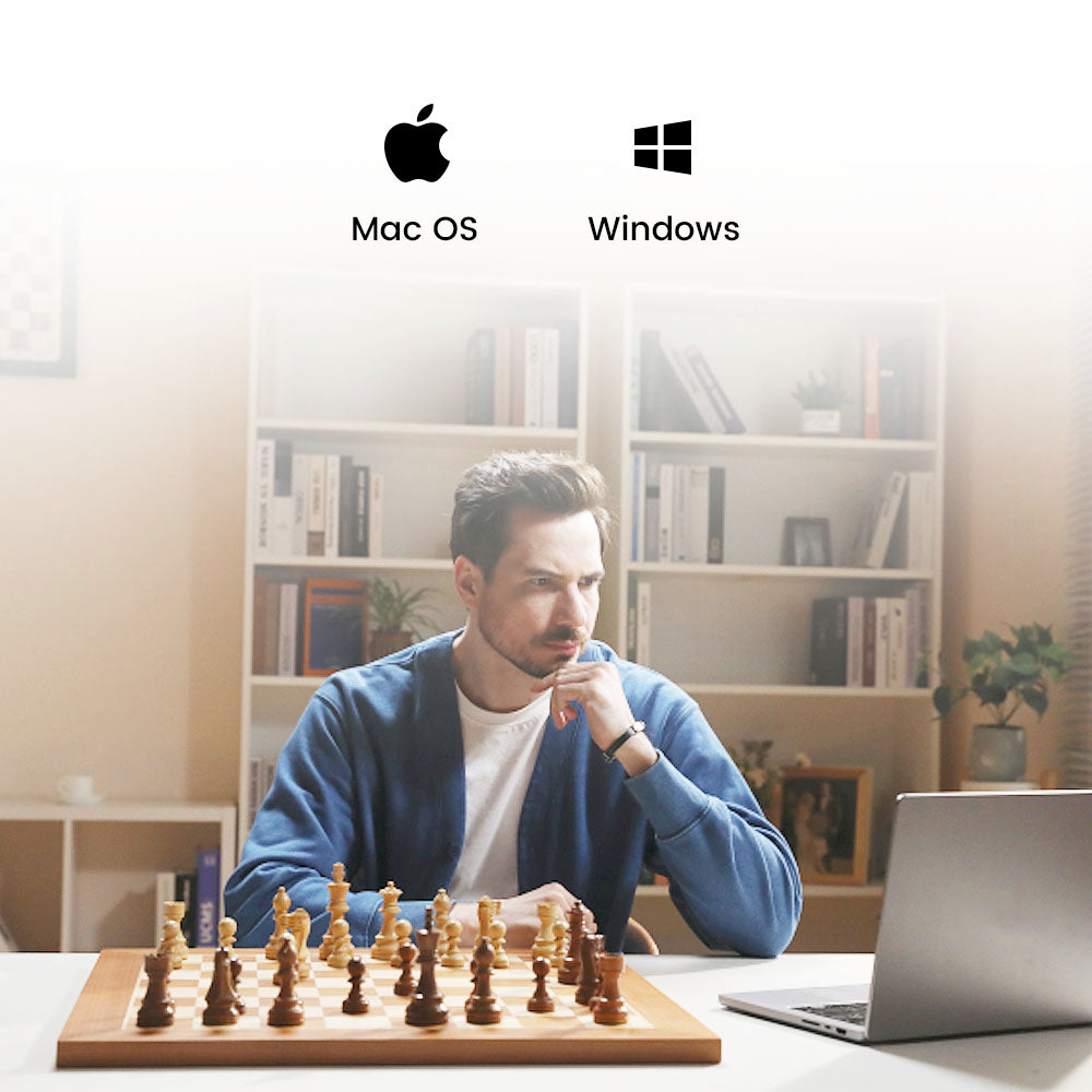 Chessnut Pro Full sized wooden Electronic Chess Set with Regular chess pieces - View 6
