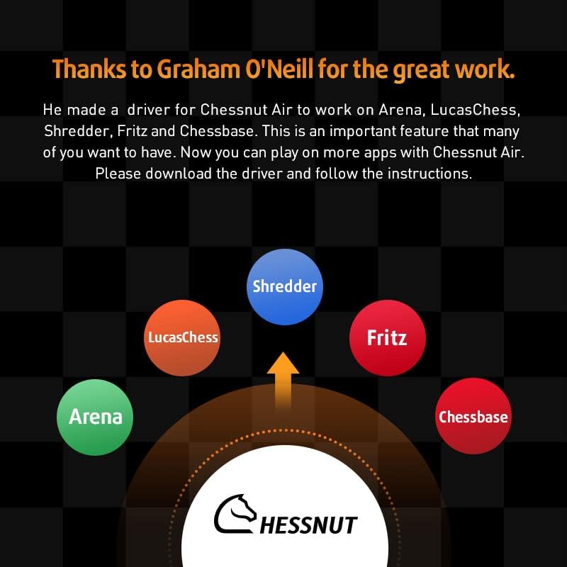 Chessnut Air Electronic Chess Set, A magnificently Handcrafted Wooden Chess Board with Extra Queens,LEDs, AI Adaptive Electronic Chess Set Game and App with Computer Chess Board - View 4
