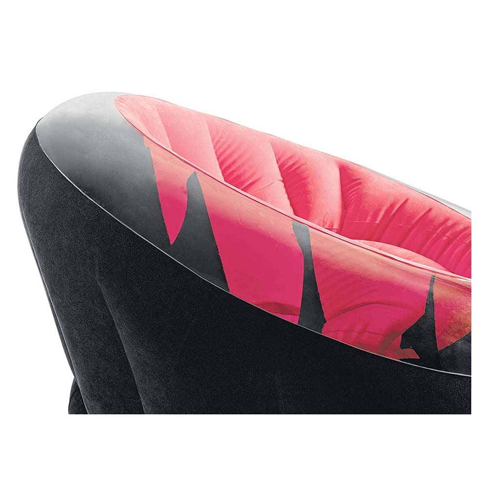 Intex Empire Inflatable Chair Pink Velvet Water-Resistant Indoor/Outdoor 2