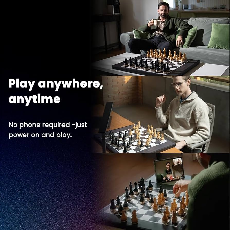 Chessnut Move - Advanced Robotic Chessboard with Wooden Pieces - View 2