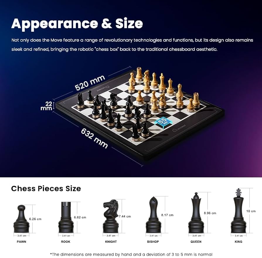 Chessnut Move - Advanced Robotic Chessboard with Wooden Pieces - View 3