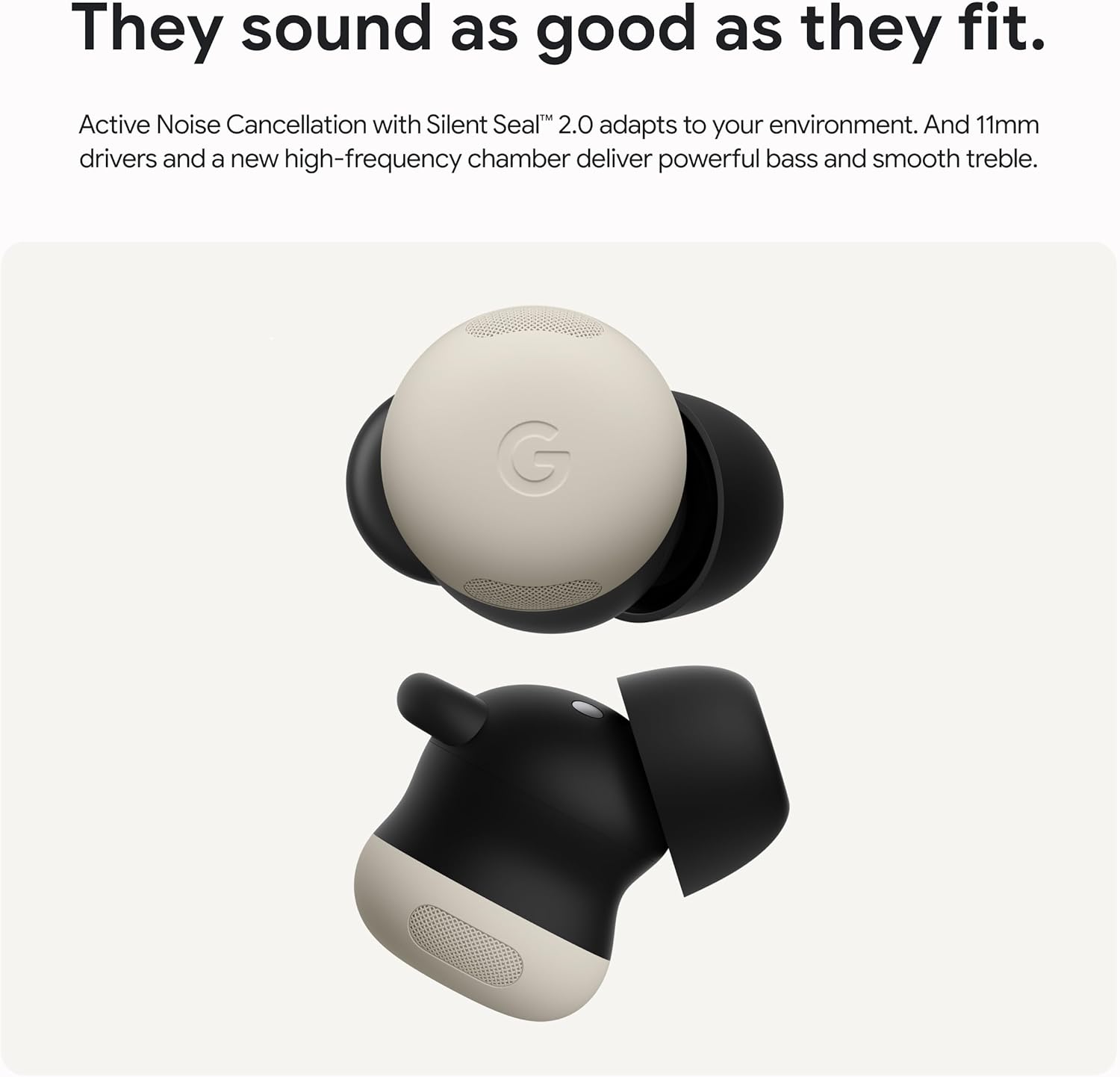 Order Google GA05762 Pixel Buds Pro 2 Wireless Earbuds, Hazel