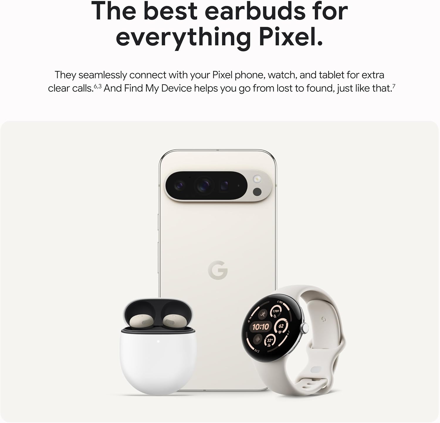 Order Google GA05762 Pixel Buds Pro 2 Wireless Earbuds, Hazel