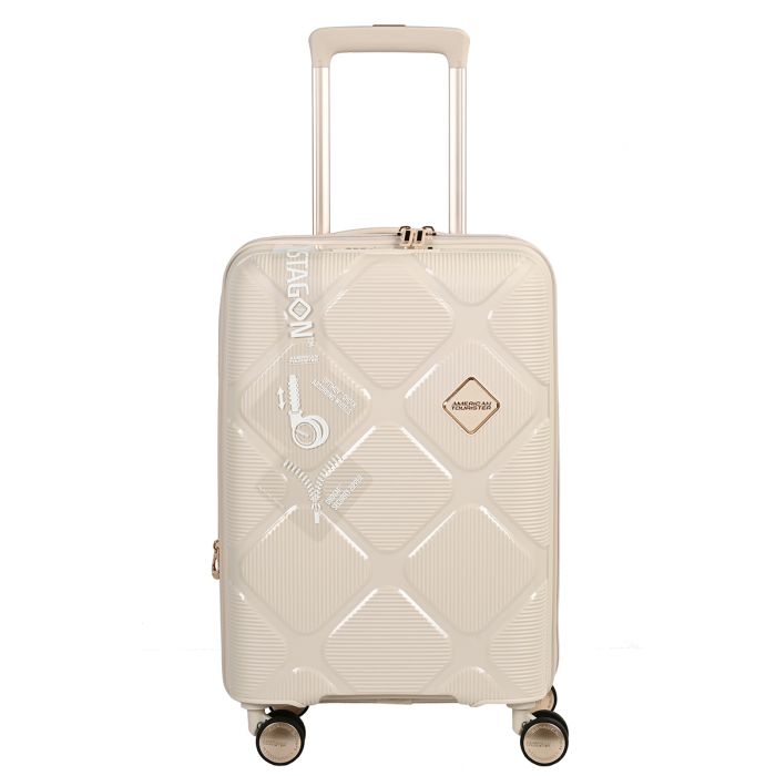 Order American Tourister Instagon Spinner 55 Cm - Cream - 3 Years