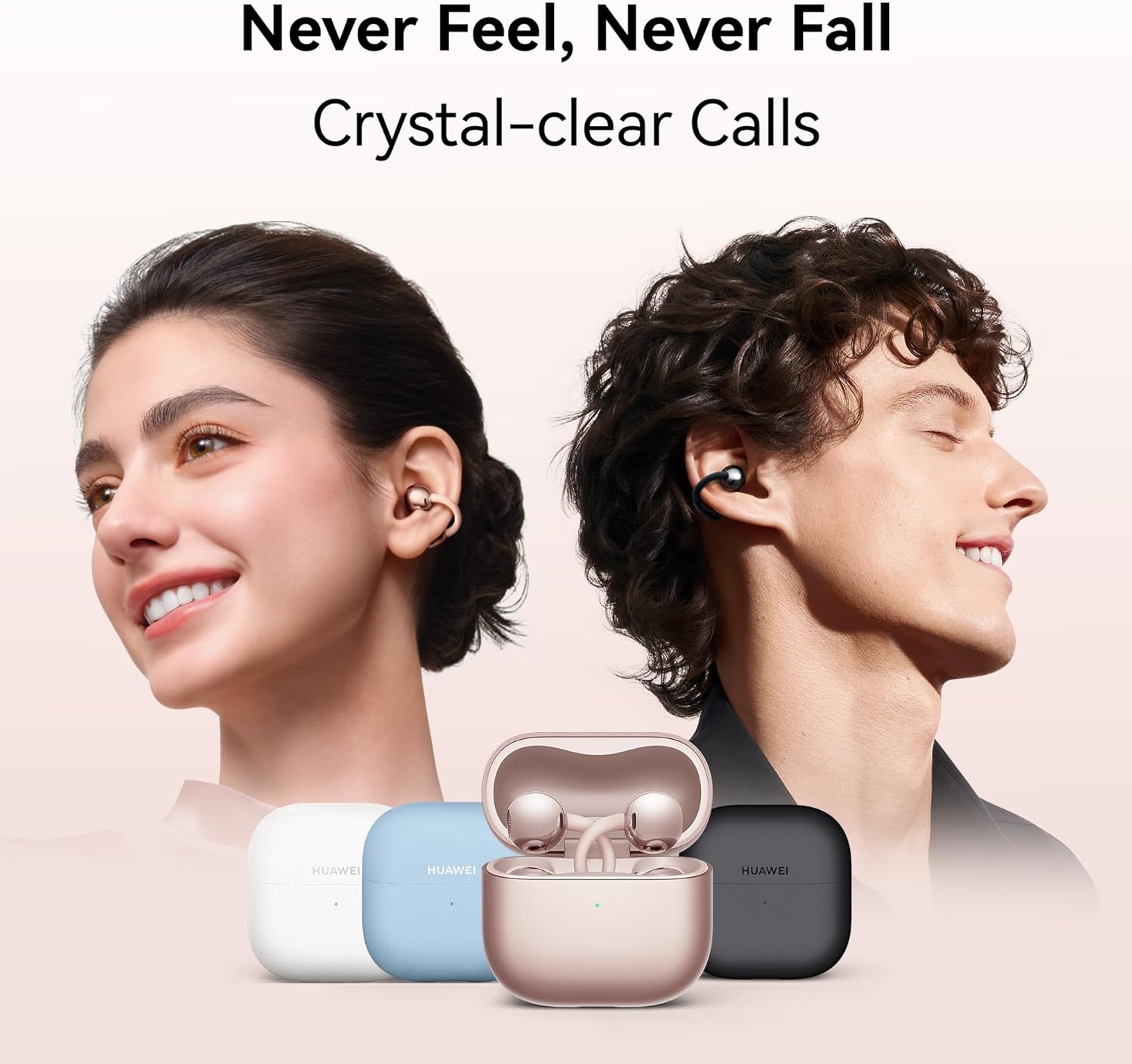 Order Huawei FreeClip 2 True Wireless Earphones Rose Gold IP57