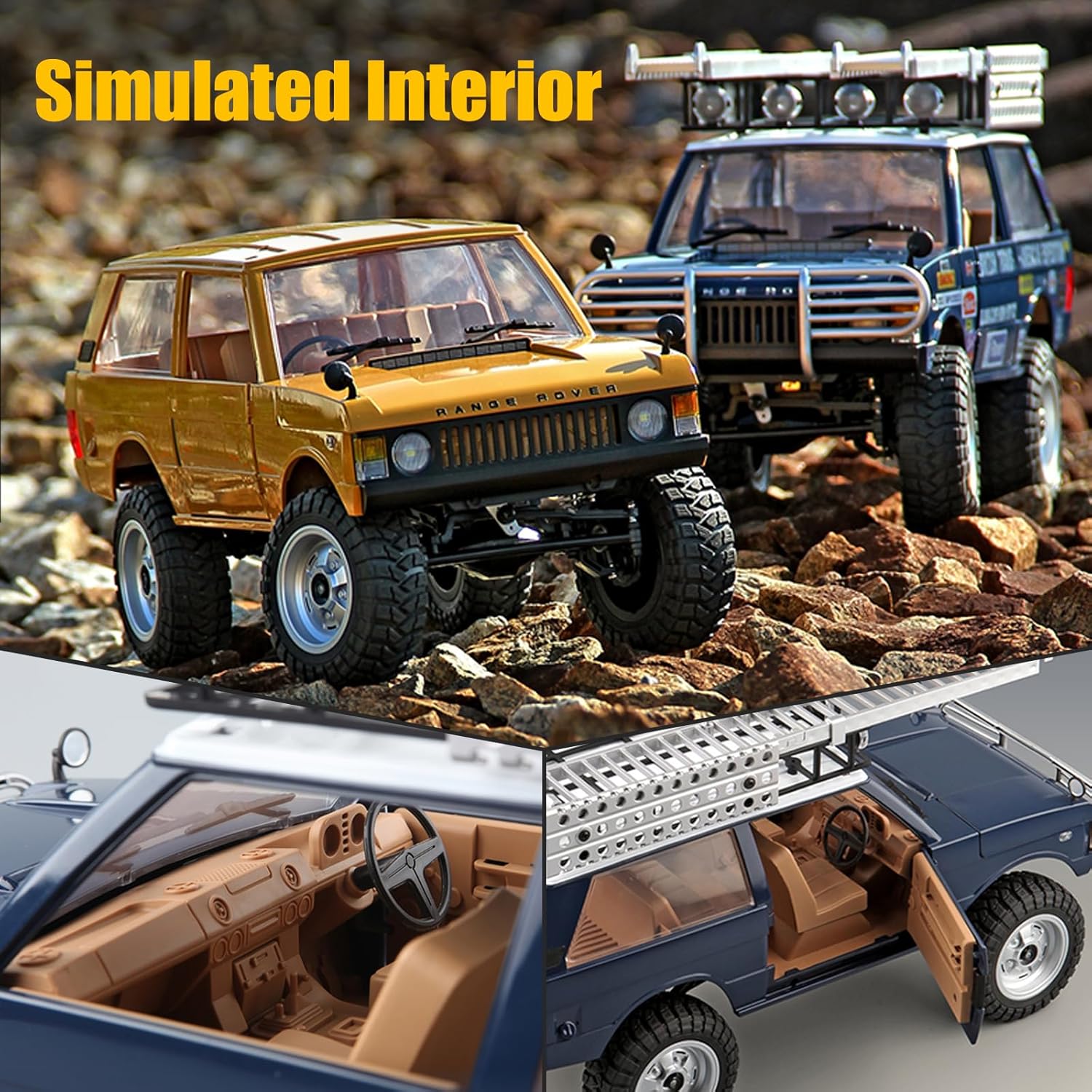 Order Range Rover 1970 RC Toy Crawler 4x4 Off-Road Truck Remote