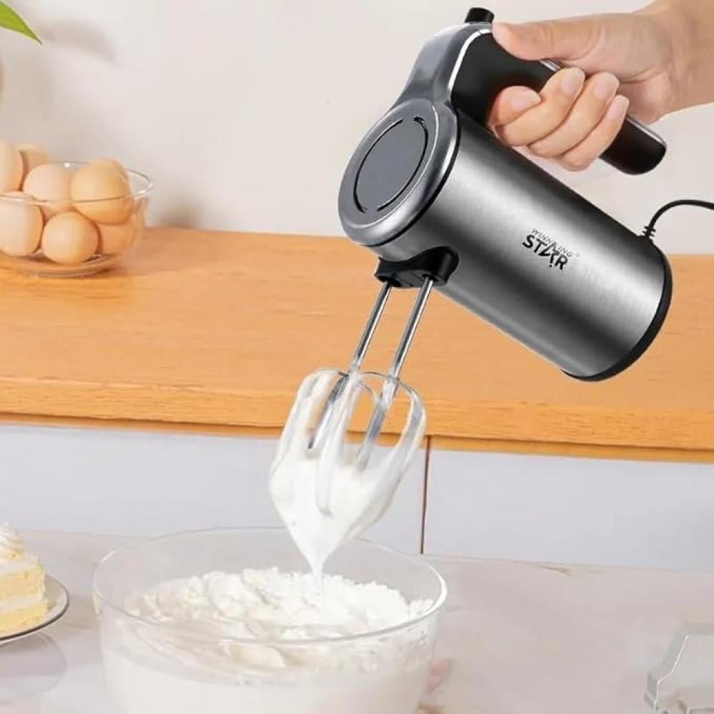 Winning Star Hand Mixer, 5 Speeds, Multi-Purpose, 200 Watts, Silver, St-5534 - View 5