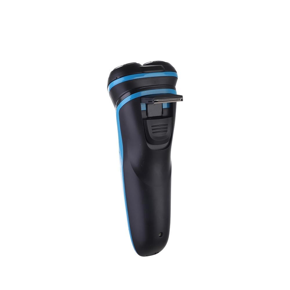 Winning Star Beard Trimmer, 3 Rotating Heads, Travel Lock & Pop-Up Trim, Charging & Cleaning Alert, Waterproof, 90 Minutes Runtime, 8 Watts, Black Blue, St-5680 - View 2