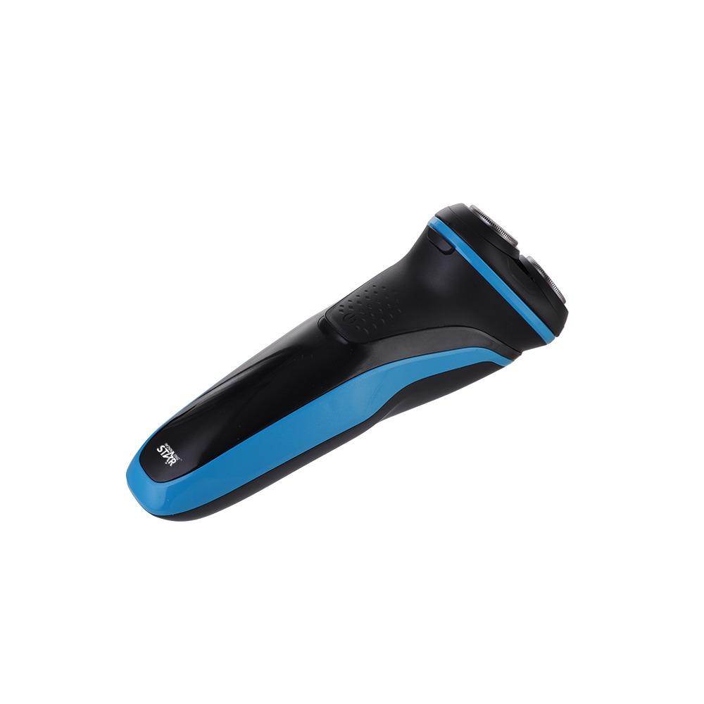Winning Star Beard Trimmer, 3 Rotating Heads, Travel Lock & Pop-Up Trim, Charging & Cleaning Alert, Waterproof, 90 Minutes Runtime, 8 Watts, Black Blue, St-5680 - View 3