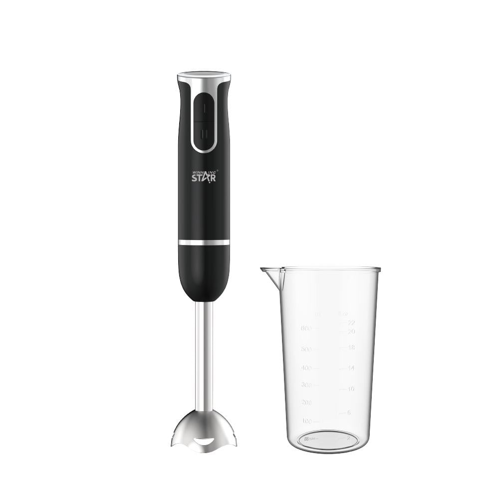 Winning Star Hand Blender, 2 In 1 Mixing And Mashing, Steel Blades, 2 Speeds, 400 Watts, Black, St-5553 - View 5