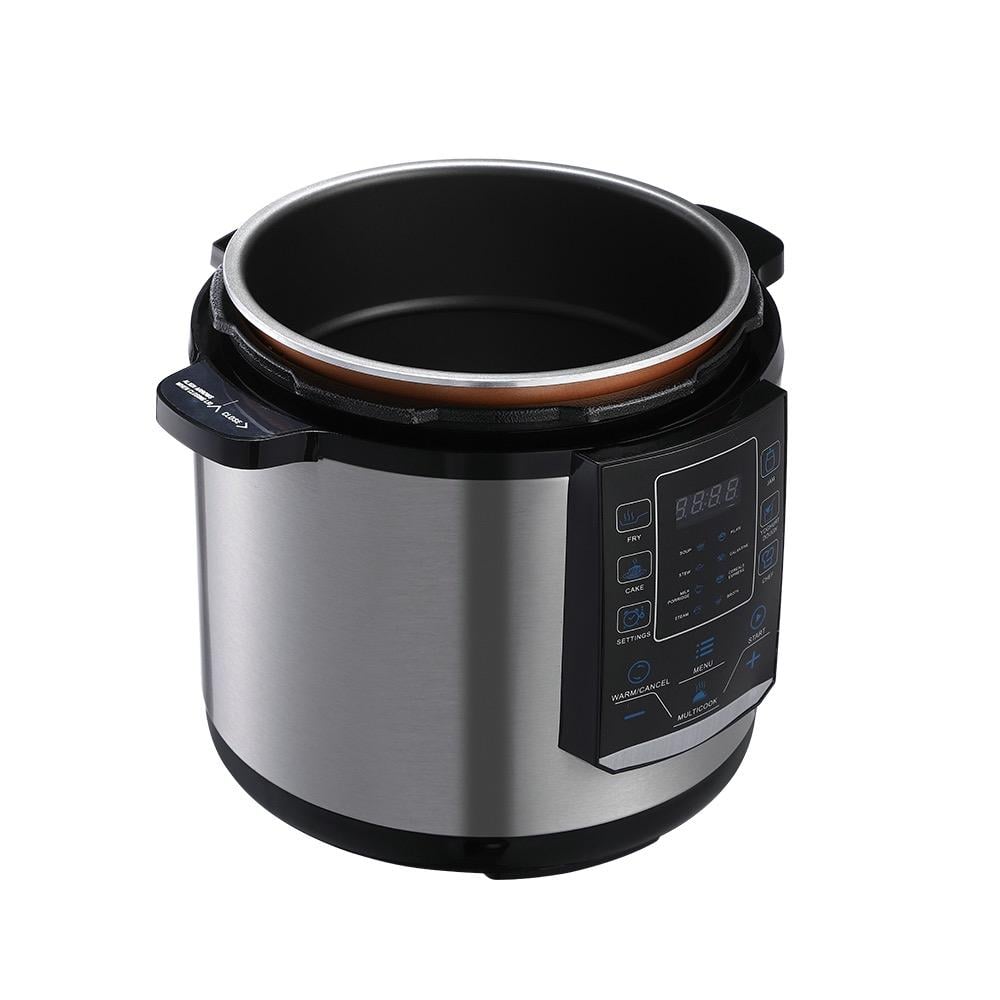 Winning Star Pressure Cooker, 6L Capacity, Digital, 14 Functions, Measuring Spoon And Cup Attachments, Stainless Steel, 1000W, Black Silver, St-9303 - View 6