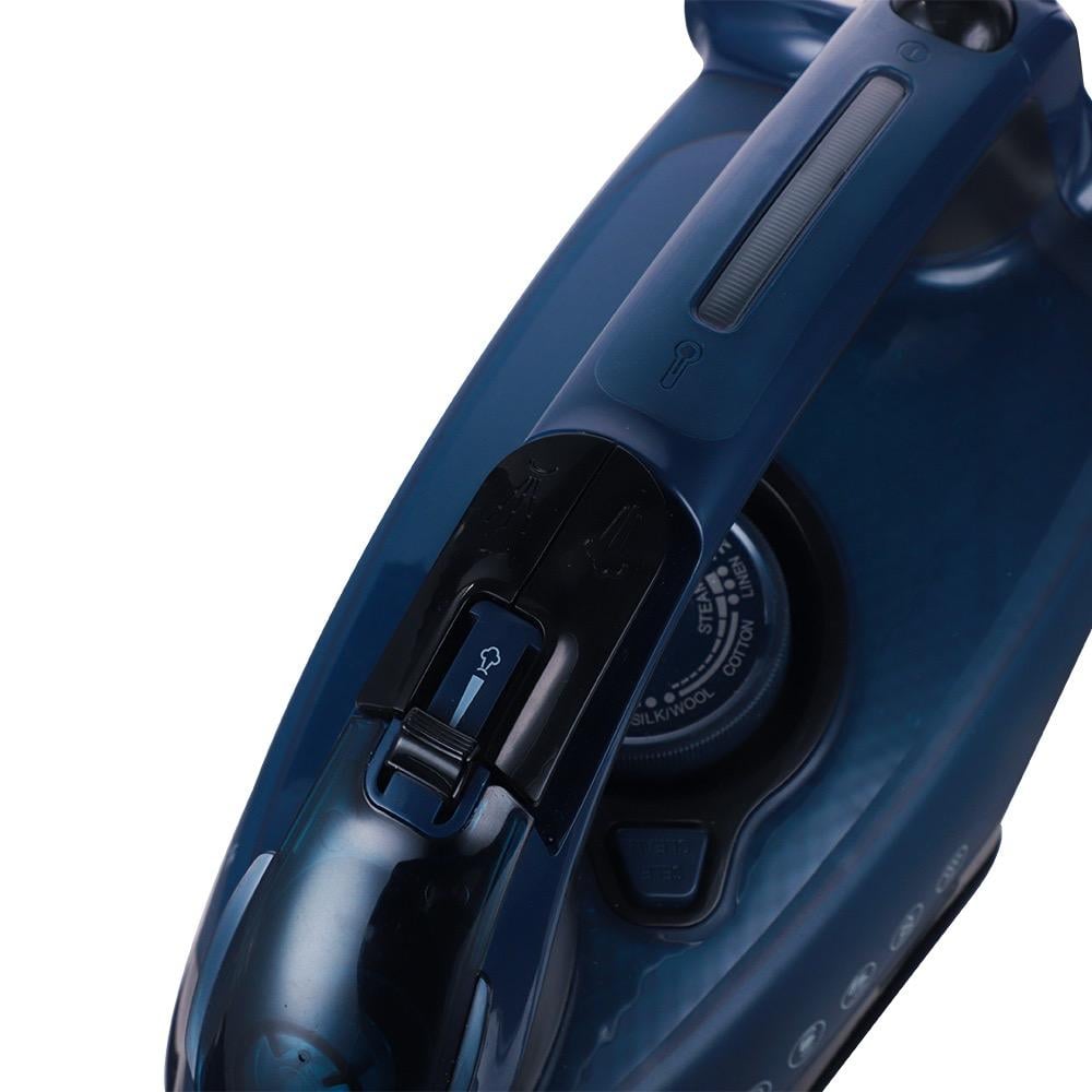 Winning Star Steam Iron, 350Ml Capacity, Self-Cleaning, Drip-Proof, Anti-Scale, 3100W, Black/Blue, Model St-5017 - View 4