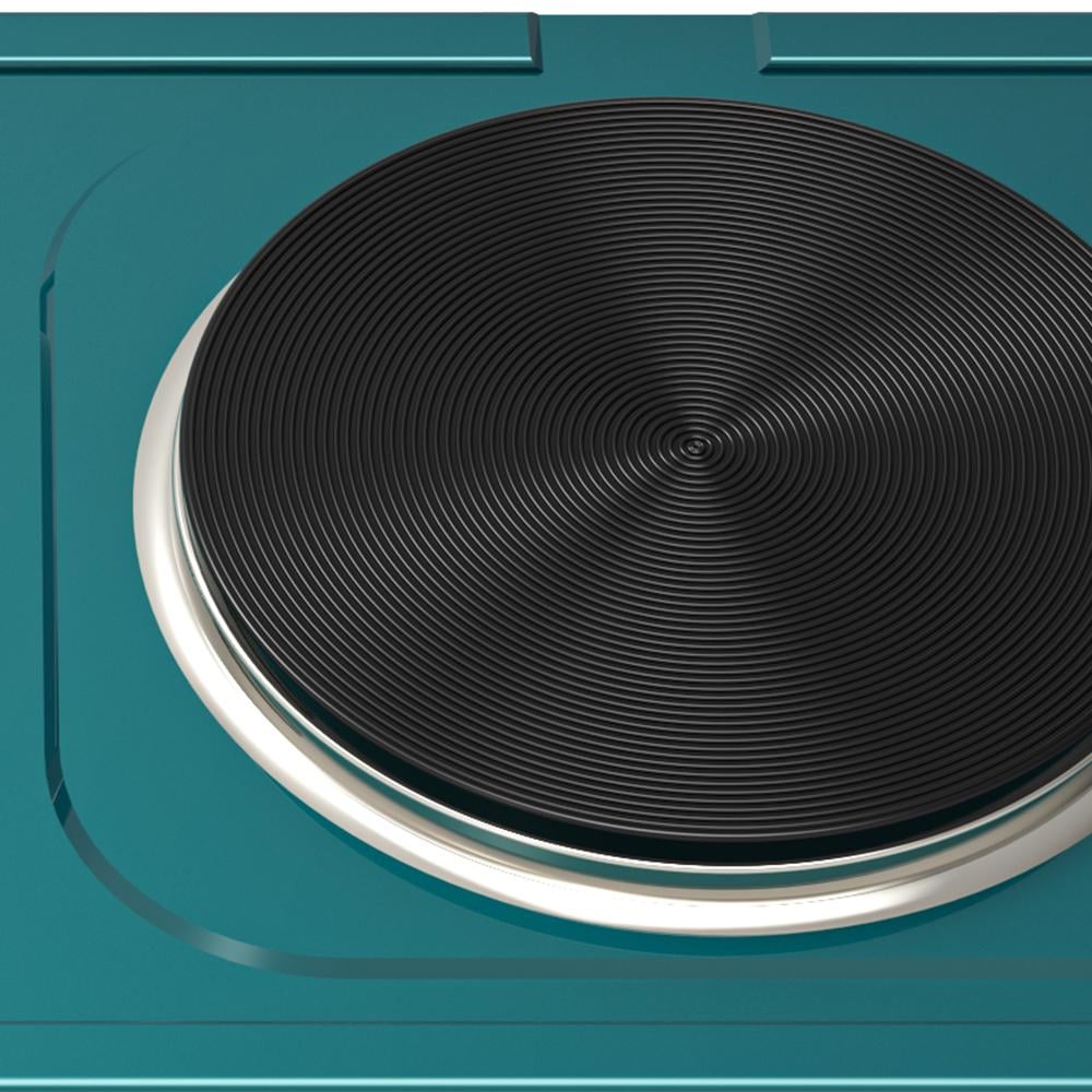 Winning Star Electric Hob, 2 Burners, 5 Levels, Timer, Overheat Protection, 1000 Watts, Turquoise, St-9638 - View 3
