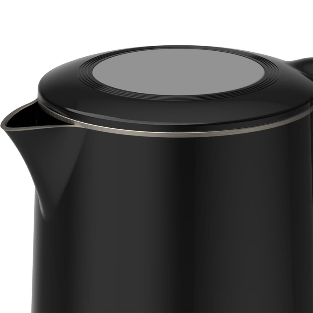 Winning Star Electric Kettle, 1.7L, Waterless Start Protection, Double Wall, 1500W, Black, St-6023 - View 3