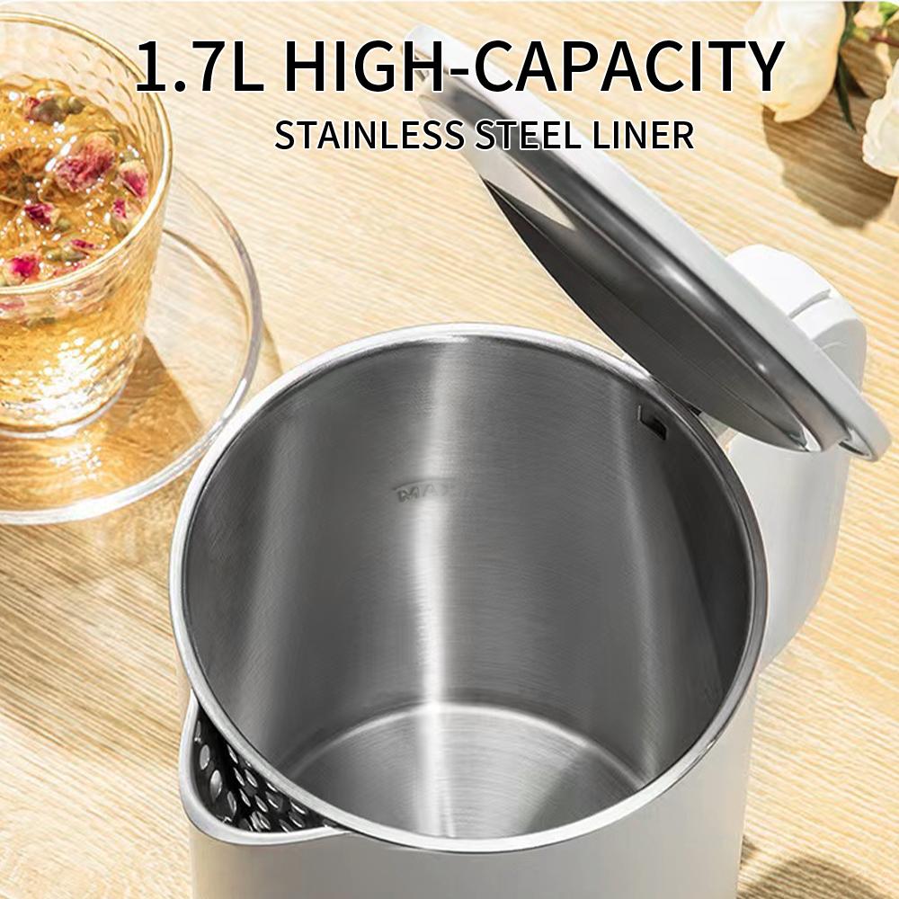 Winning Star Electric Kettle, 1.7L, Waterless Start Protection, Double Wall, 1500W, White, St6023 - View 5