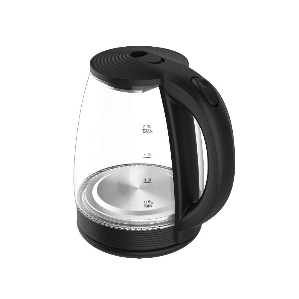 Winning Star Electric Glass Kettle, 1.8L Capacity, Waterless Start Protection, 1500W, Black, St-6042 - View 2