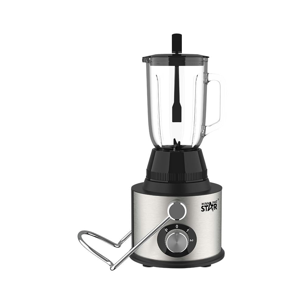 Winning Star Food Processor And Juicer, Grinding, Chopping, Juicer And Blender, Automatic Suction, Anti-Backflow Mechanism, 800 Watts, Black Silver, St-5556 - View 5