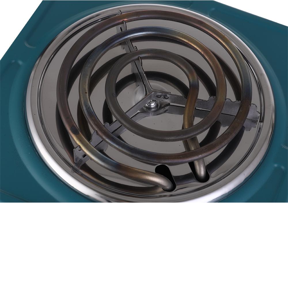 Winning Star Electric Hob, 1 Burner, 5 Levels, Overheat Protection, 1000 Watts, Turquoise, St-9634 - View 3