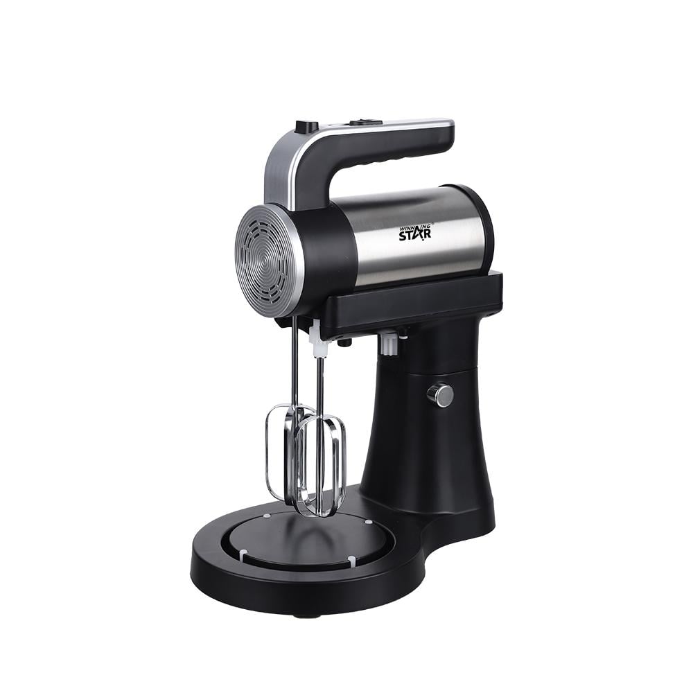 Winning Star Stand Mixer, 4.5L Capacity, 5 Speeds, Dough, Baking, And Egg Beating, Stainless Steel Blades, Multi-Speed, 450W, Black Silver, St-5532 - View 2