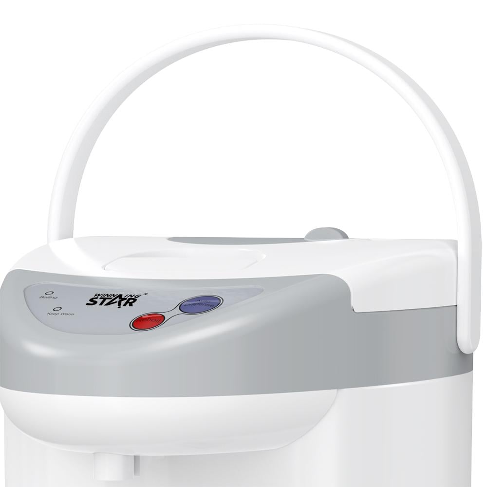 Winning Star Stainless Steel Electric Kettle, 3L Capacity, Waterless Operation Protection, 1800W, White, St-6026 - View 2