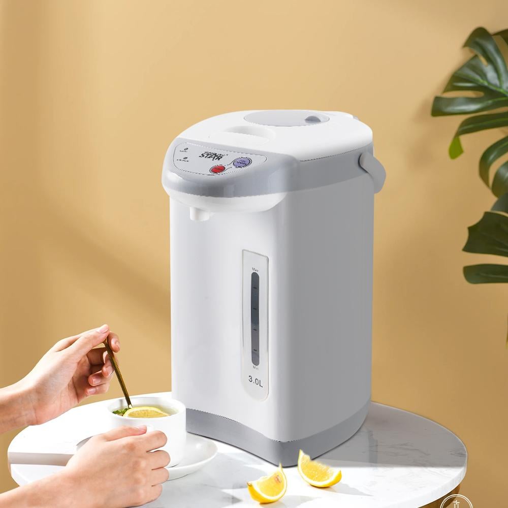 Winning Star Stainless Steel Electric Kettle, 3L Capacity, Waterless Operation Protection, 1800W, White, St-6026 - View 6