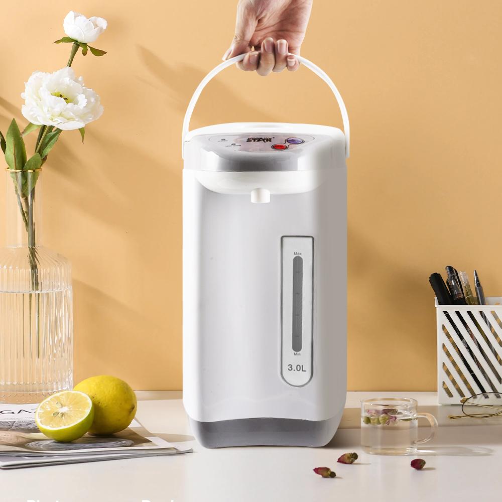 Winning Star Stainless Steel Electric Kettle, 3L Capacity, Waterless Operation Protection, 1800W, White, St-6026 - View 7