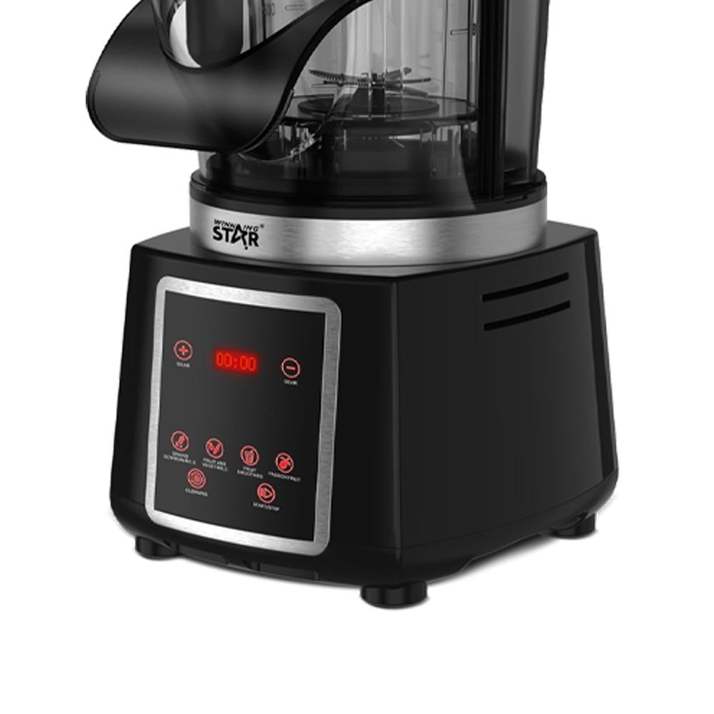 Winning Star Blender, 2L Capacity, Soundproof, Non-Slip Base, Sharp Steel Blades, Black, 800W, St-5905 - View 2