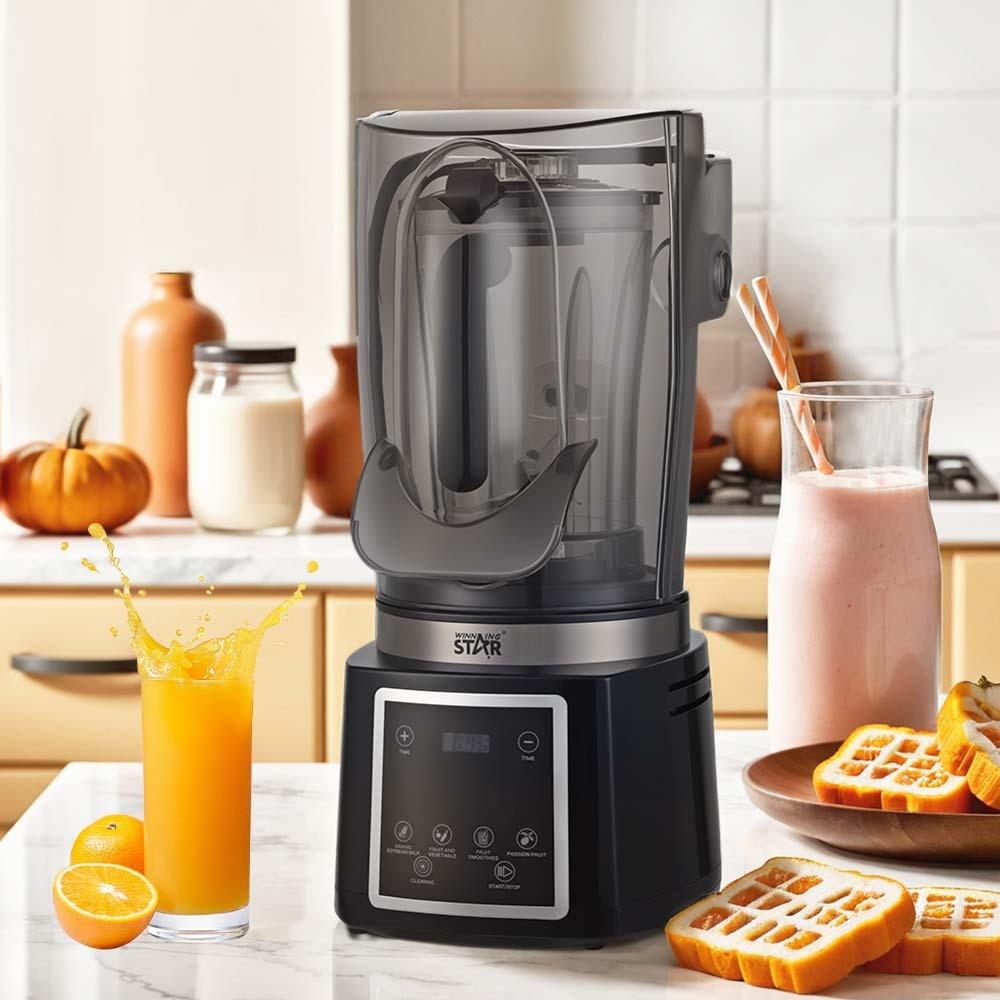 Winning Star Blender, 2L Capacity, Soundproof, Non-Slip Base, Sharp Steel Blades, Black, 800W, St-5905 - View 8