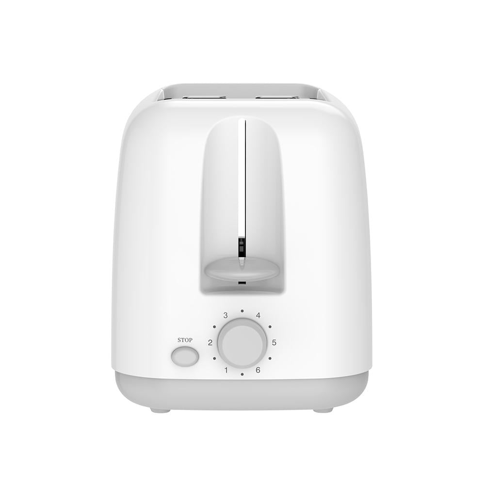 Winning Star Toaster, 2 Slices, 6 Browning Levels, Removable Crumb Tray, Stainless Steel Top Lid, White, St-9359 - View 2