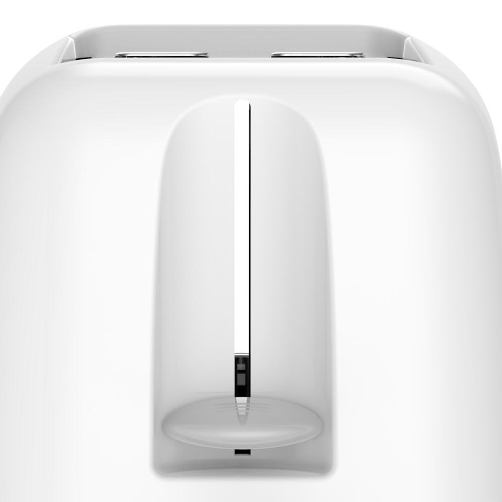 Winning Star Toaster, 2 Slices, 6 Browning Levels, Removable Crumb Tray, Stainless Steel Top Lid, White, St-9359 - View 4