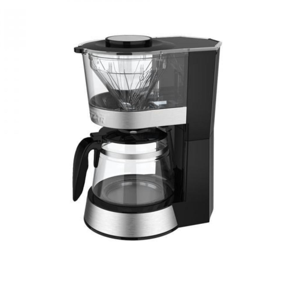 Winning Star Coffee Maker, 1.2L, Drip, 800W, Black Silver, St-9712 - View 3
