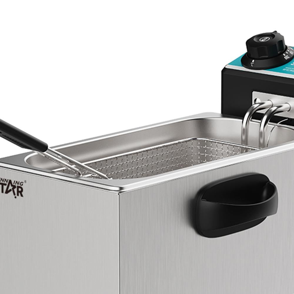 Winning Star Electric Fryer, 4 Liter Capacity, Non-Stick Surface, 2000 Watts, White, St-9203 - View 6