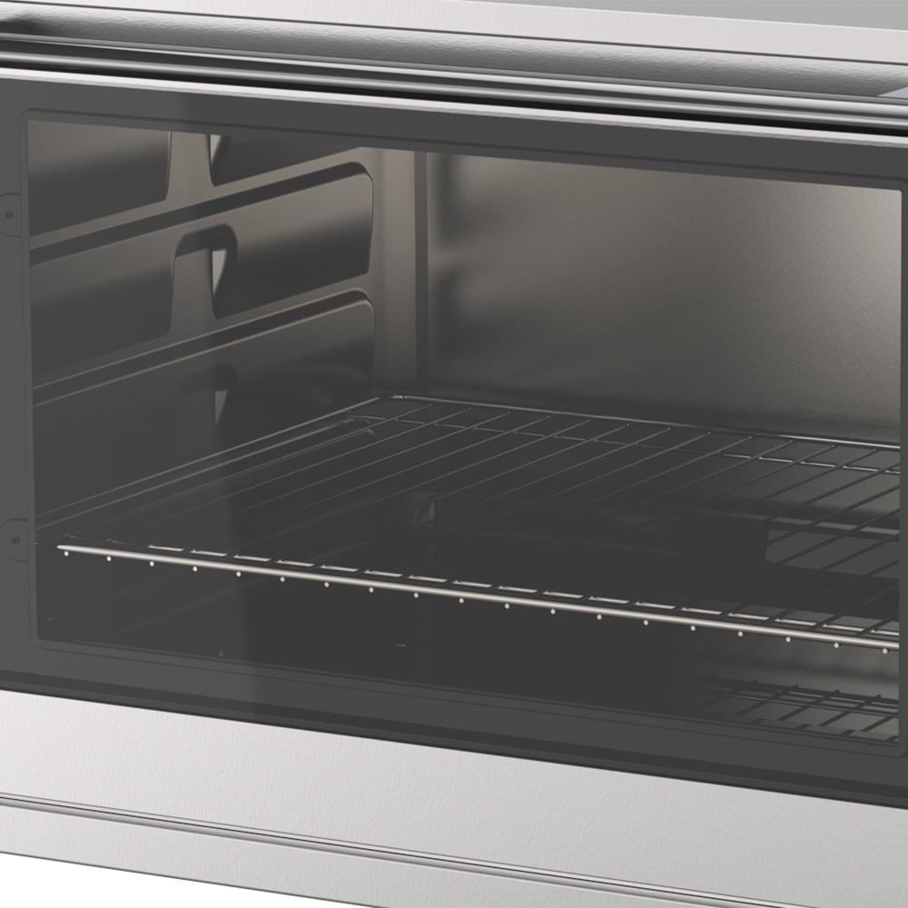 Winning Star Electric Oven, 100L Capacity, Baking Tray, Pizza Tray, Rotating Grill, 2800W, Silver, St-9795 - View 3