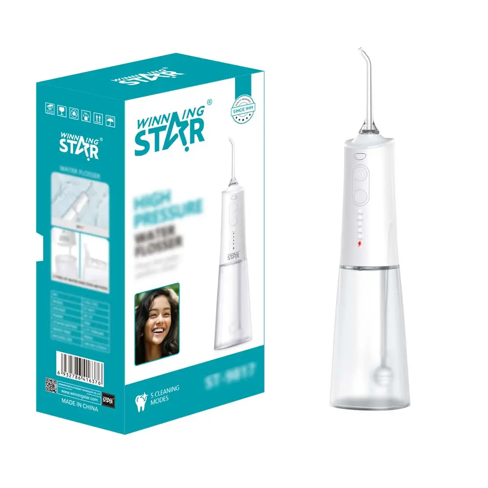 Winning Star Waterfloss 300ml IPX7 Waterproof Flosser with 360-Degree Rotating Nozzle - View 6