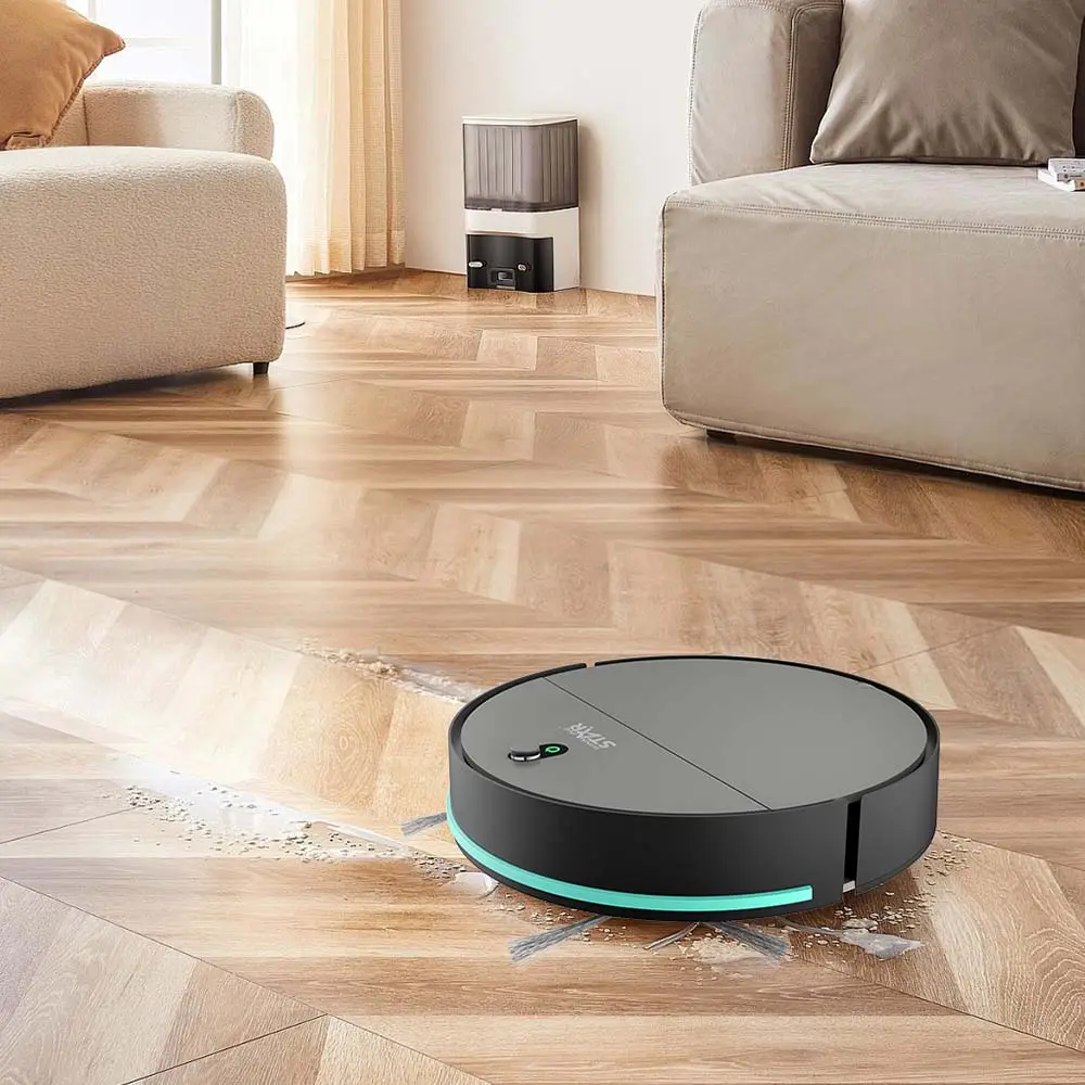 Winning Star Wireless Robot Vacuum Cleaner with Remote Control, 16W Power, Multi-Mode Operation - View 2