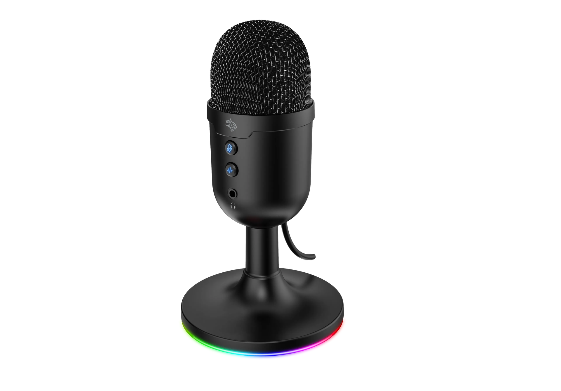 Order Porodo Gaming Omni Stream Microphone With RGB Lights Stand 1.7m ...