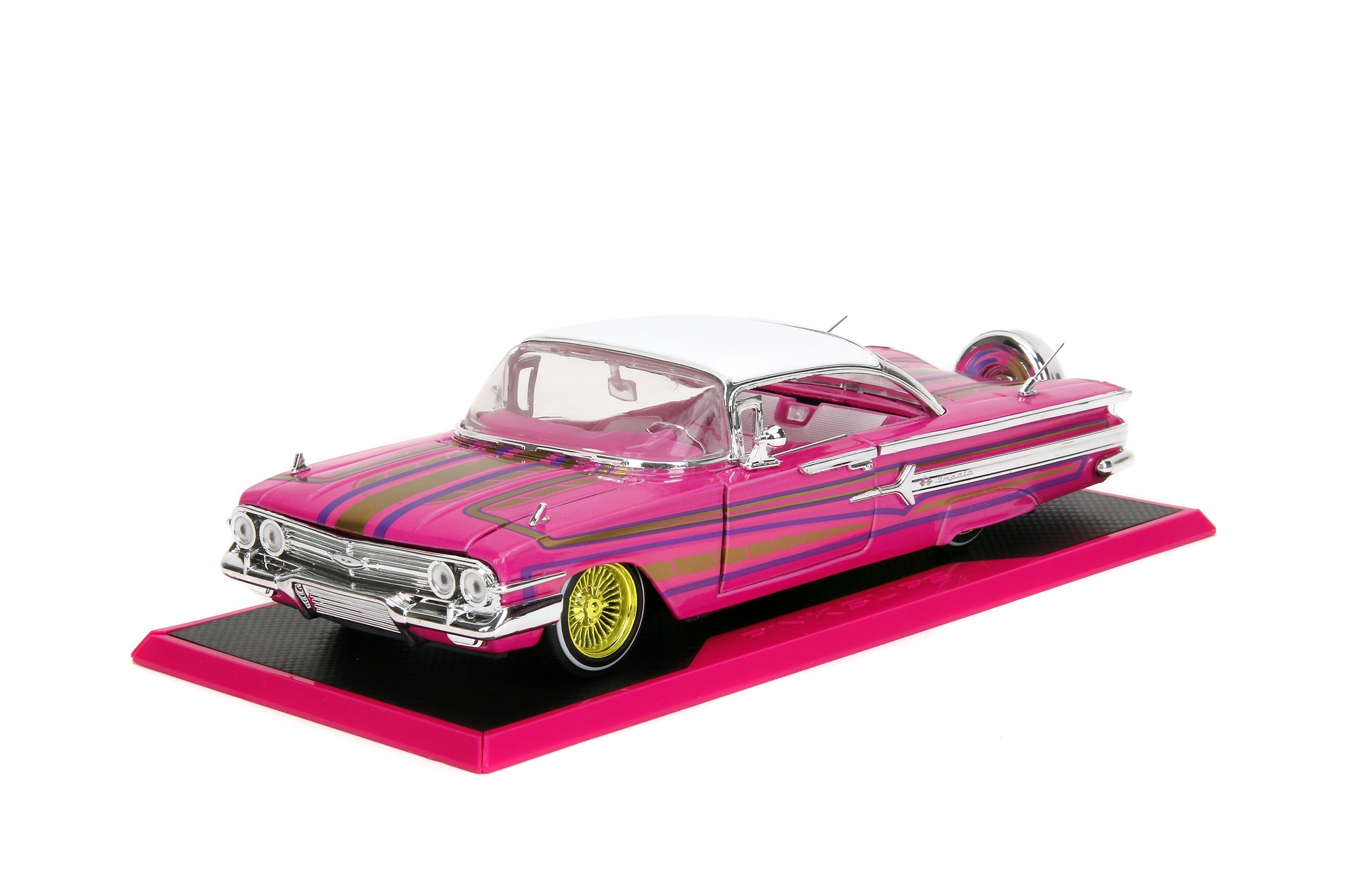 ミニカー Jada Toys 1960 Chevrolet Impala 1/24 Order Jada Pink Slips 1:24 - 1960 Chevrolet Impala, Die-Cast Car