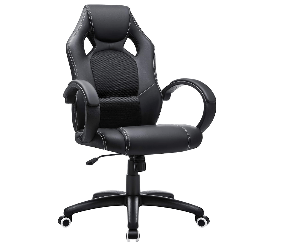 Order Ergonomic Faux Leather Office/Gaming Chair, Computer 360° Swivel ...