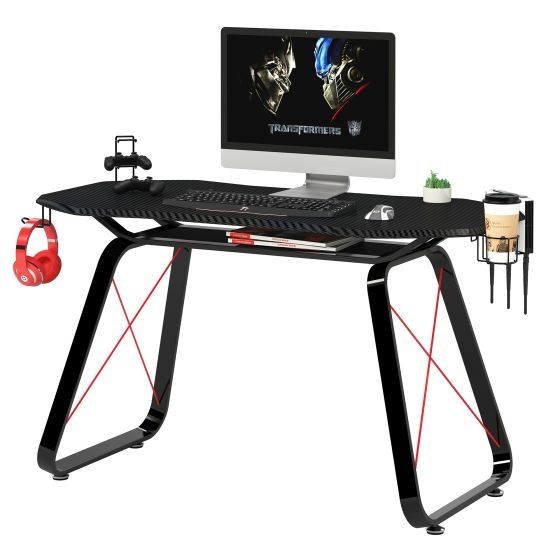 Order Carbon Fiber PVC & MDF Gaming Table - Black Now! | Jomla.ae