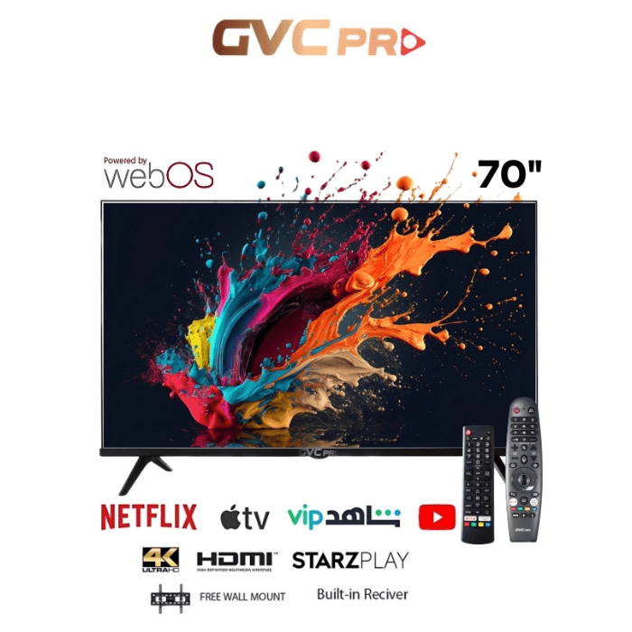 Order GVC PRO 70-Inch Smart TV, 4K UHD Resolution, WebOs Operating ...