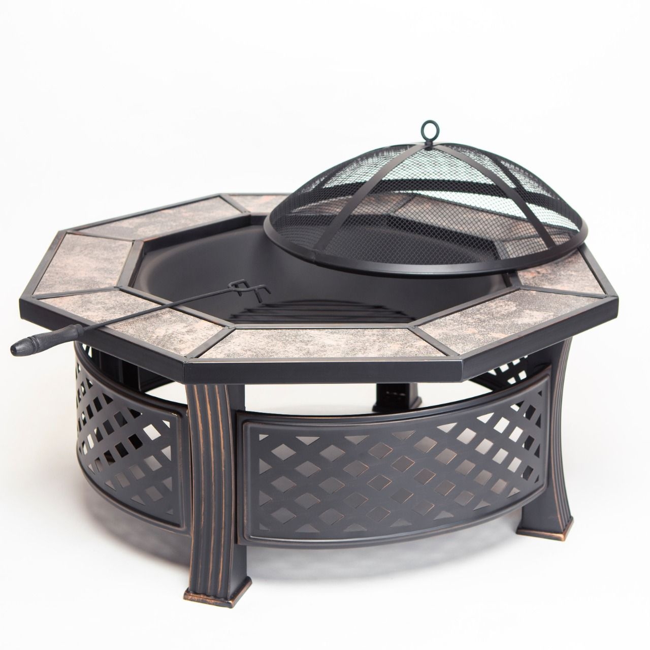 Order Geometric Charcoal Grill #FT139 Now! | Jomla.ae