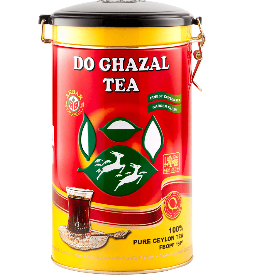 Order Red 400-gram metal box of Ghazal tea Now! | Jomla.ae