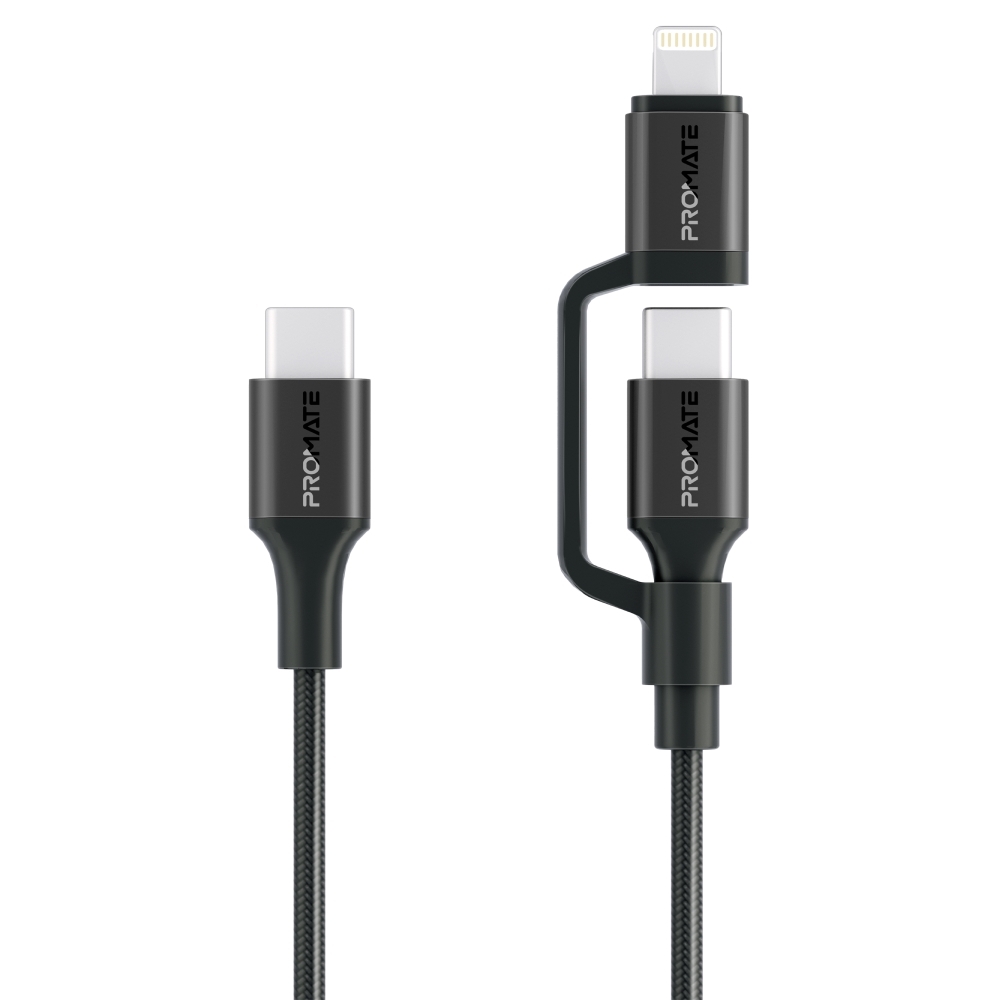Order Promate Powerlink-cci 3-in-1 Mfi Certified Lightning And Usb-c ...