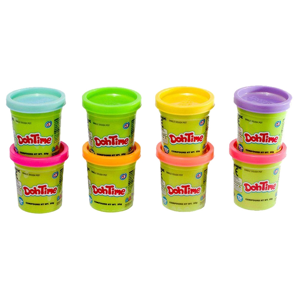 Order DohTime - Bright Colors 59.14ml Dough Compound - Pack of 8 Now ...
