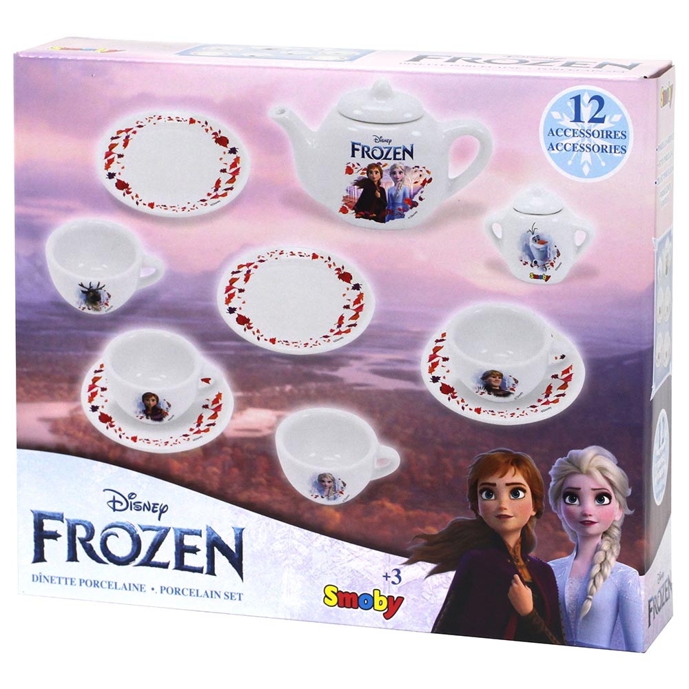 Order Smoby - Frozen Porcelain Tea Set - 12pcs Now! | Jomla.ae