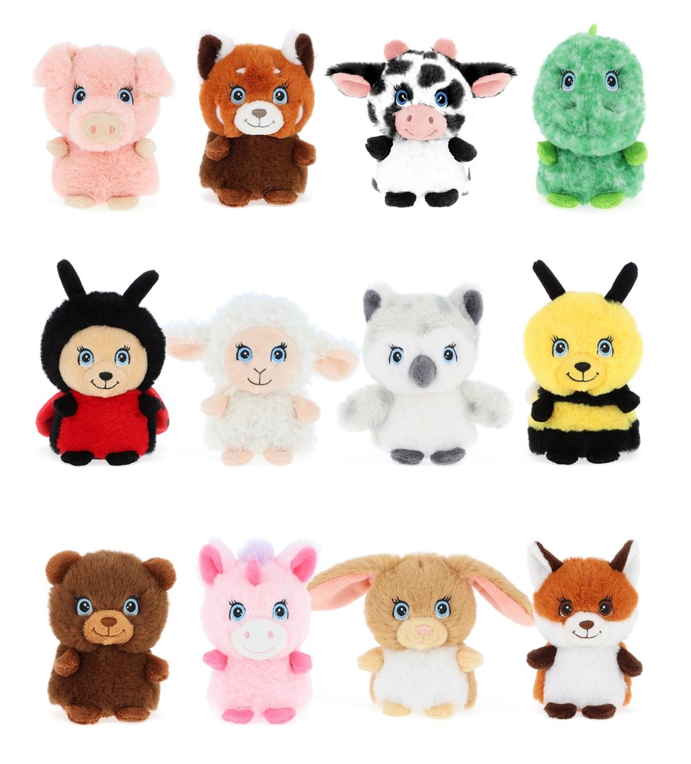 Keel Toys KEELECO Scoiattolo Peluche 19 Cm - 100% Riciclato E Sostenibile - Giocattolo Morbido Per Bambini
