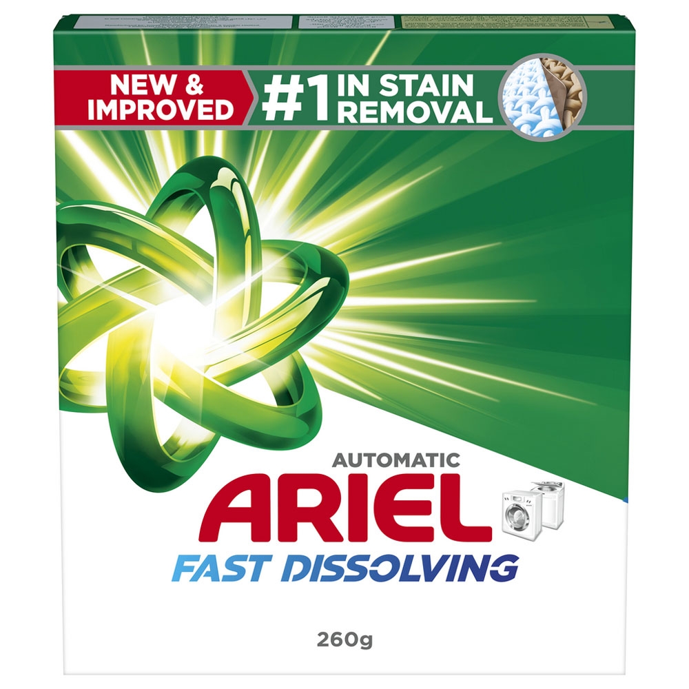 Order Ariel - Automatic Fast Dissolving Laundry Detergent Powder - 260 ...